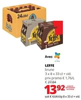 Promotions Leffe brune - Leffe - Valide de 20/06/2024 à 03/07/2024 chez Spar (Colruytgroup)