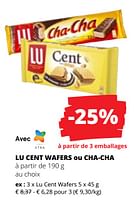 Promotions Lu cent wafers - Lu - Valide de 20/06/2024 à 03/07/2024 chez Spar (Colruytgroup)
