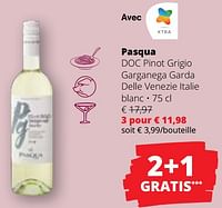 Promotions Pasqua doc pinot grigio garganega garda delle venezie italie blanc - Vins blancs - Valide de 20/06/2024 à 03/07/2024 chez Spar (Colruytgroup)