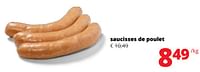 Promotions Saucisses de poulet - Produit Maison - Spar Retail - Valide de 20/06/2024 à 03/07/2024 chez Spar (Colruytgroup)