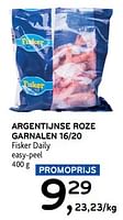 Promoties Argentijnse roze garnalen 16-20 fisker daily - Fisker - Geldig van 19/06/2024 tot 02/07/2024 bij Alvo