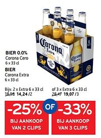 Bier 0.0% corona cero extra-Corona