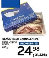 Promoties Black tiger garnalen 4-6 fisker original - Fisker - Geldig van 19/06/2024 tot 02/07/2024 bij Alvo