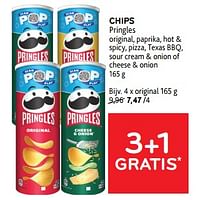 Promoties Chips pringles original - Pringles - Geldig van 19/06/2024 tot 02/07/2024 bij Alvo