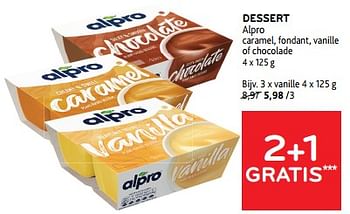 Promoties Dessert alpro vanille - Alpro - Geldig van 19/06/2024 tot 02/07/2024 bij Alvo