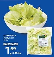 Promoties Ijsbergsla planty fresh - Huismerk - Alvo - Geldig van 19/06/2024 tot 02/07/2024 bij Alvo