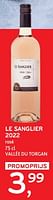 Promoties Le sanglier 2022 rosé - Rosé wijnen - Geldig van 19/06/2024 tot 02/07/2024 bij Alvo