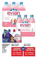 Promoties Natuurlijk mineraalwater evian - Evian - Geldig van 19/06/2024 tot 02/07/2024 bij Alvo