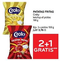 Promoties Patatas fritas croky pickles - Croky - Geldig van 19/06/2024 tot 02/07/2024 bij Alvo