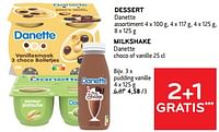 Promoties Pudding vanille - Danone - Geldig van 19/06/2024 tot 02/07/2024 bij Alvo