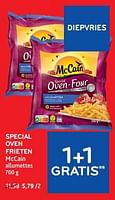 Promoties Special oven frieten mccain - Mc Cain - Geldig van 19/06/2024 tot 02/07/2024 bij Alvo