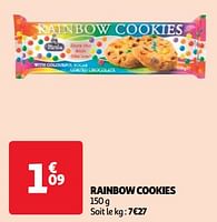 Promoties Rainbow cookies - Merba - Geldig van 18/06/2024 tot 24/06/2024 bij Auchan