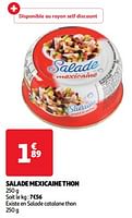 Promoties Salade mexicaine thon - Huismerk - Auchan - Geldig van 18/06/2024 tot 24/06/2024 bij Auchan