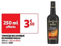 Promoties Vinaigre balsamique de modène maille - Maille - Geldig van 18/06/2024 tot 24/06/2024 bij Auchan