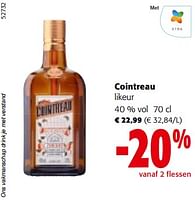 Promoties Cointreau likeur - Cointreau - Geldig van 19/06/2024 tot 01/07/2024 bij Colruyt