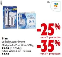 Promoties Blan volledig assortiment - Blan - Geldig van 19/06/2024 tot 01/07/2024 bij Colruyt