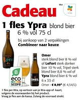 Promoties Omer sterk blond bier - Omer - Geldig van 19/06/2024 tot 01/07/2024 bij Colruyt