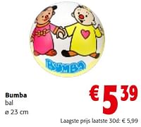 Promoties Bumba bal - Bumba - Geldig van 19/06/2024 tot 01/07/2024 bij Colruyt