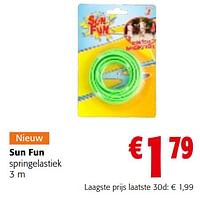 Promoties Sun fun springelastiek - Sunfun - Geldig van 19/06/2024 tot 01/07/2024 bij Colruyt