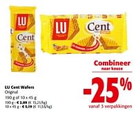 Promoties Lu cent wafers original - Lu - Geldig van 19/06/2024 tot 01/07/2024 bij Colruyt