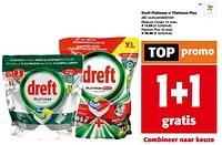 Promoties Dreft platinum of platinum plus alle vaatwastabletten - Dreft - Geldig van 19/06/2024 tot 01/07/2024 bij Colruyt