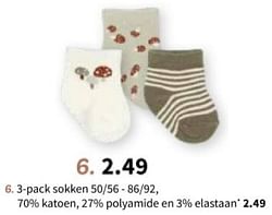 3-pack sokken