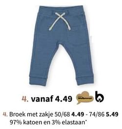 Broek met zakje