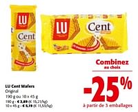 Promotions Lu cent wafers original - Lu - Valide de 19/06/2024 à 01/07/2024 chez Colruyt