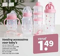 Voeding accessoires voor baby`s-Huismerk - Wibra