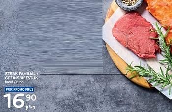Promotions Steak familial boeuf - Produit maison - Alvo - Valide de 19/06/2024 à 02/07/2024 chez Alvo
