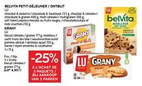 Promotions Grany biscuit céréales - Lu - Valide de 19/06/2024 à 02/07/2024 chez Alvo
