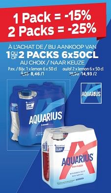 Promotions Aquarius lemon - Aquarius - Valide de 19/06/2024 à 02/07/2024 chez Alvo