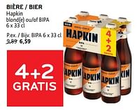 Promotions Bière hapkin bipa - Hapkin - Valide de 19/06/2024 à 02/07/2024 chez Alvo