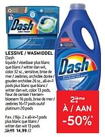 Promotions Lessive dash all-in-1 pods plus blanc que blanc - Dash - Valide de 19/06/2024 à 02/07/2024 chez Alvo