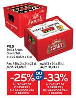 Promotions Pils stella artois - Stella Artois - Valide de 19/06/2024 à 02/07/2024 chez Alvo