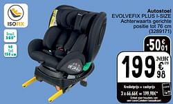 Autostoel evolvefix plus i-size