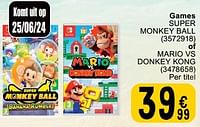 Games super monkey ball-Nintendo