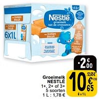 Promoties Groeimelk nestlé - Nestlé - Geldig van 25/06/2024 tot 08/07/2025 bij Cora