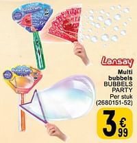 Multi bubbels bubbels party-Lansay