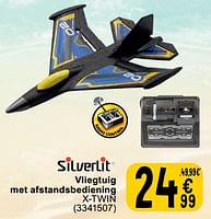 Promoties Silverlit vliegtuig met afstandsbediening x-twin - Silverlit - Geldig van 25/06/2024 tot 08/07/2025 bij Cora