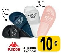 Promoties Slippers - Kappa - Geldig van 25/06/2024 tot 08/07/2025 bij Cora