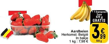 Promoties Aardbeien - Huismerk - Cora - Geldig van 25/06/2024 tot 01/07/2024 bij Cora