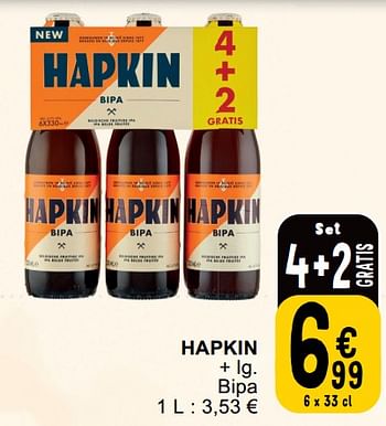 Promoties Hapkin - Hapkin - Geldig van 25/06/2024 tot 01/07/2024 bij Cora