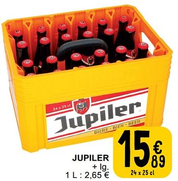 Promoties Jupiler - Jupiler - Geldig van 25/06/2024 tot 01/07/2024 bij Cora