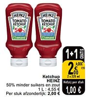 Promoties Ketchup heinz - Heinz - Geldig van 25/06/2024 tot 01/07/2024 bij Cora