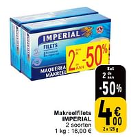 Promoties Makreelfilets imperial - Imperial Visconserven - Geldig van 25/06/2024 tot 01/07/2024 bij Cora