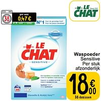 Promoties Waspoeder - Le Chat - Geldig van 25/06/2024 tot 01/07/2024 bij Cora