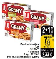Promoties Zachte koekjes lu grany - Lu - Geldig van 25/06/2024 tot 01/07/2024 bij Cora