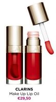 Promoties Clarins make up lip oil - Clarins - Geldig van 24/06/2024 tot 30/06/2024 bij ICI PARIS XL