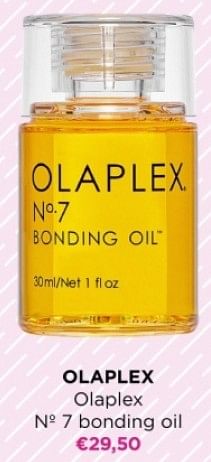 Promoties Olaplex no 7 bonding oil - Olaplex - Geldig van 24/06/2024 tot 30/06/2024 bij ICI PARIS XL